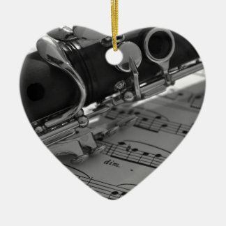 Ornamento De Cerâmica Clarinet