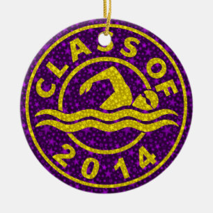 Ornamento De Cerâmica Classe da natação 2014
