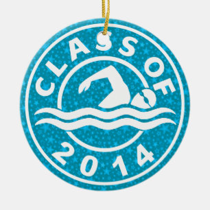 Ornamento De Cerâmica Classe da natação 2014