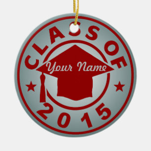 Ornamento De Cerâmica Classe De 2015