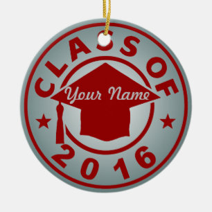 Ornamento De Cerâmica Classe De 2016