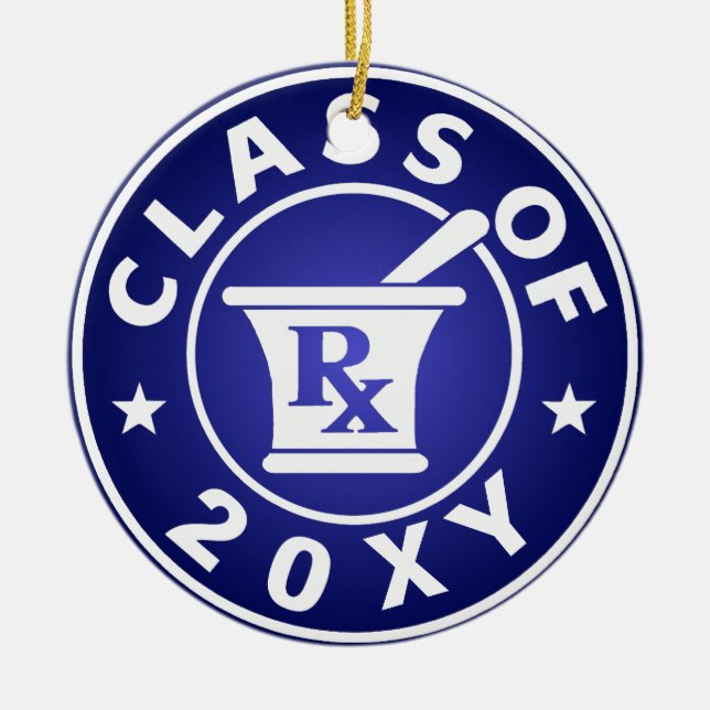 Ornamento De Cerâmica Classe de 20?? Farmácia (Frente)