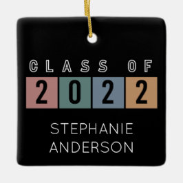 Ornamento De Cerâmica Classe de presentes de Formandos escolar de 2022