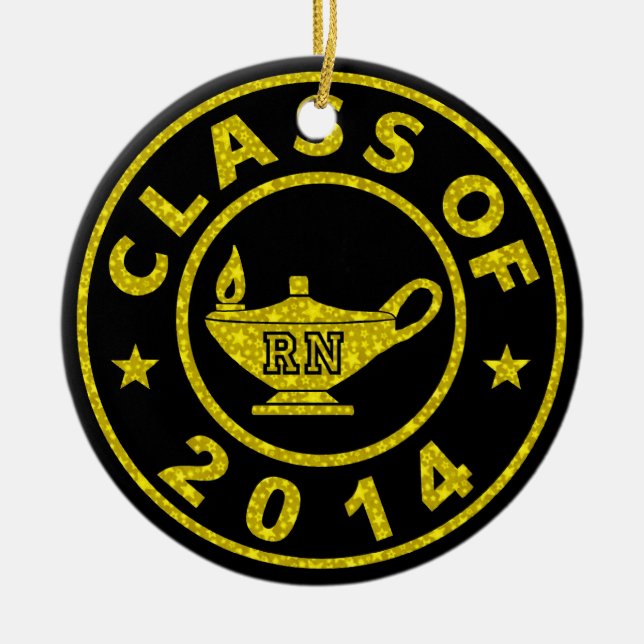Ornamento De Cerâmica Classe de RN 2014 (Frente)