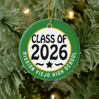 Ornamento De Cerâmica Classe Star de Graduação de Foto 2026