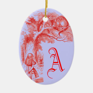 Ornamento De Cerâmica Clássico Alice no País das Maravilhas