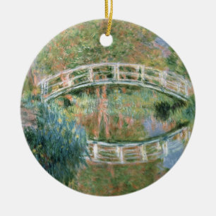 Ornamento De Cerâmica Claude Monet a ponte japonesa, Giverny