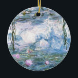 Ornamento De Cerâmica Claude Monet Impressionista Impressionista Impress<br><div class="desc">Impressionista Paisagem Pintura por Claude Monet - Clássicas Masteroides - Série Impressionista de Claude Monet - Pintura Impressionista Claude Monet Impressionista Água Lillies</div>