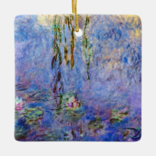 Ornamento De Cerâmica Claude Monet - Lírios Hídricos