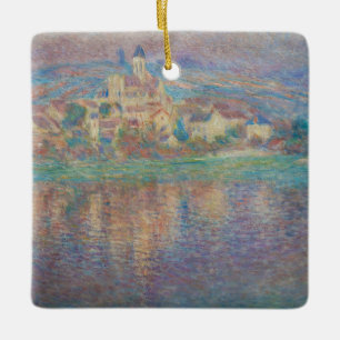 Ornamento De Cerâmica Claude Monet - Vetheuil, Pôr do Sol