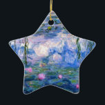 Ornamento De Cerâmica Claude Monet Water Lillies 1919<br><div class="desc">Título: Aglomerado de Água: Claude Monet Ano: 1919</div>