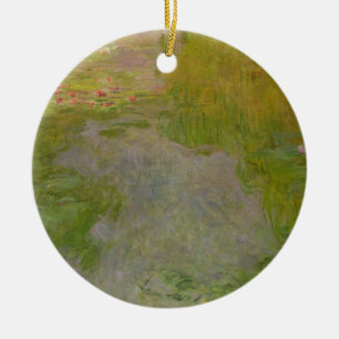 Ornamento De Cerâmica Claude Monet Waterlilies, c.1919 (óleo em