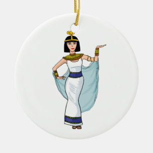 Ornamento De Cerâmica Cleopatra o faraó de Egipto