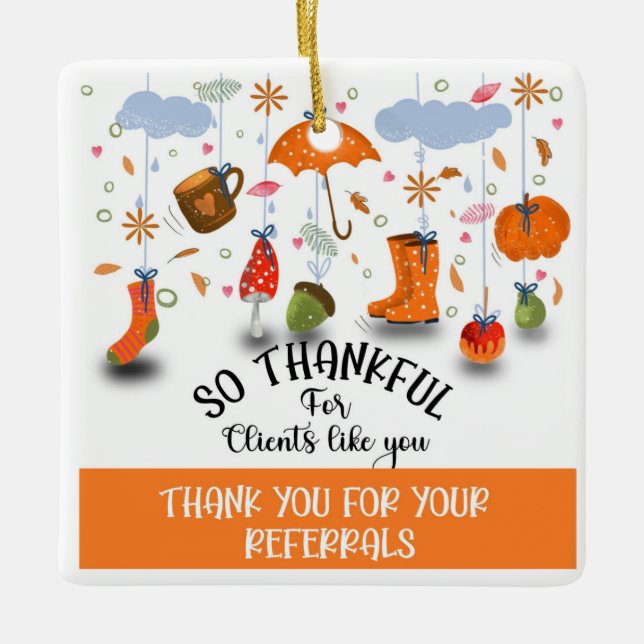 Ornamento De Cerâmica clientes como o seu imóvel (Frente)