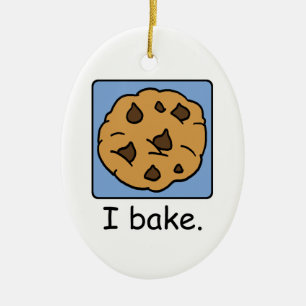 Ornamento De Cerâmica Clipart de Desenho Animado Biscoito de Chocolate D