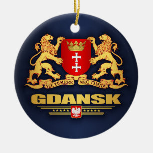 Ornamento De Cerâmica COA de Gdansk