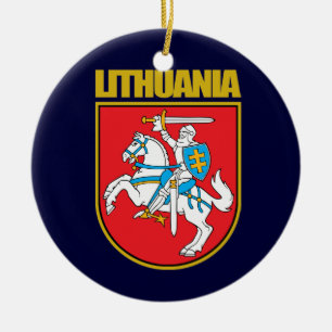 Ornamento De Cerâmica COA de Lietuva (Lithuania)