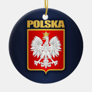 Ornamento De Cerâmica COA de Polska (Polônia)
