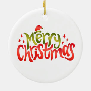 Ornamento De Cerâmica Cobra de Natal