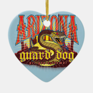 Ornamento De Cerâmica Cobra do Arizona de Guarda