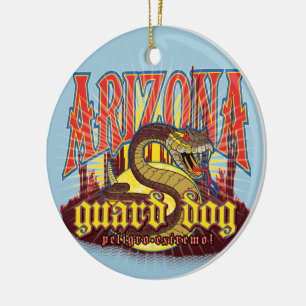 Ornamento De Cerâmica Cobra do Arizona em Guarda