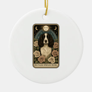 Ornamento De Cerâmica Cocker Spaniel Inglês