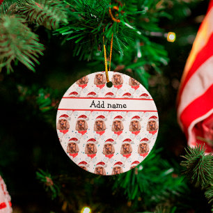 Ornamento De Cerâmica Cocker Spaniel Inglês Raça de Cão Natal