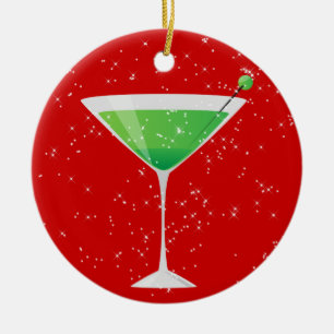 Ornamento De Cerâmica Cocktails Alguém? por SRF