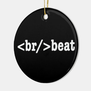Ornamento De Cerâmica código do HTML do breakbeat