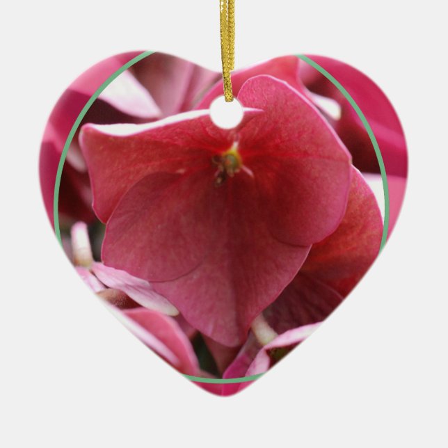 Ornamento De Cerâmica coeur en céramique (Frente)