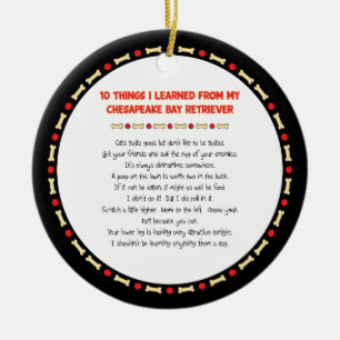 Ornamento De Cerâmica Coisas Engraçadas Aprenderam Com O Chesapeake Bay 