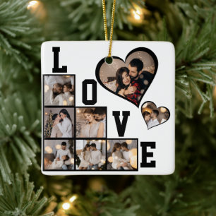 Ornamento De Cerâmica Colagem de Fotografias do Design 8