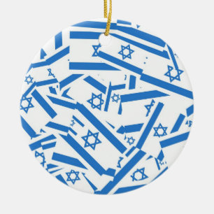 Ornamento De Cerâmica Colagem de Israel