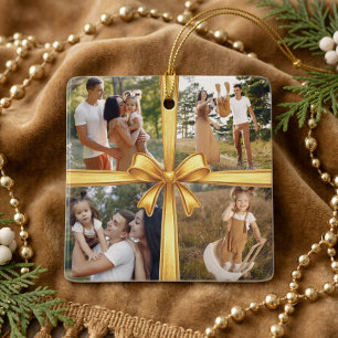 Ornamento De Cerâmica Colar Moderno Simples com Arco Dourado Personaliza
