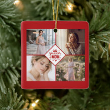 Colar Personalizado com Colagem de Fotos da Mãe Ra