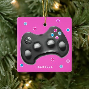 Ornamento De Cerâmica Colecionável de Video Game para Meninas