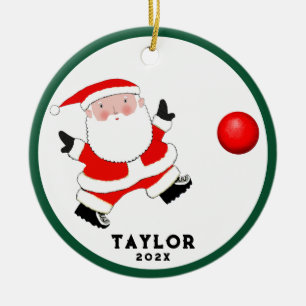 Ornamento De Cerâmica Coletor de Natal de 2023