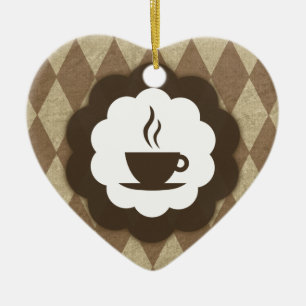 Ornamento De Cerâmica colheita de café