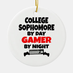 Ornamento De Cerâmica College Sophomore, jogador do dia pela noite