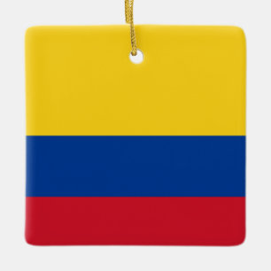 Ornamento De Cerâmica Colombia (Colombian) Flag