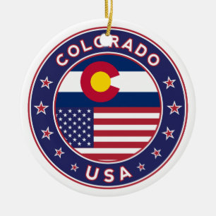 Ornamento De Cerâmica Colorado