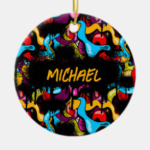 Colorful Neon Graffiti Hip Hop Street Art