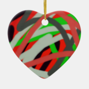 Ornamento De Cerâmica colorida arte abstrata de 2993