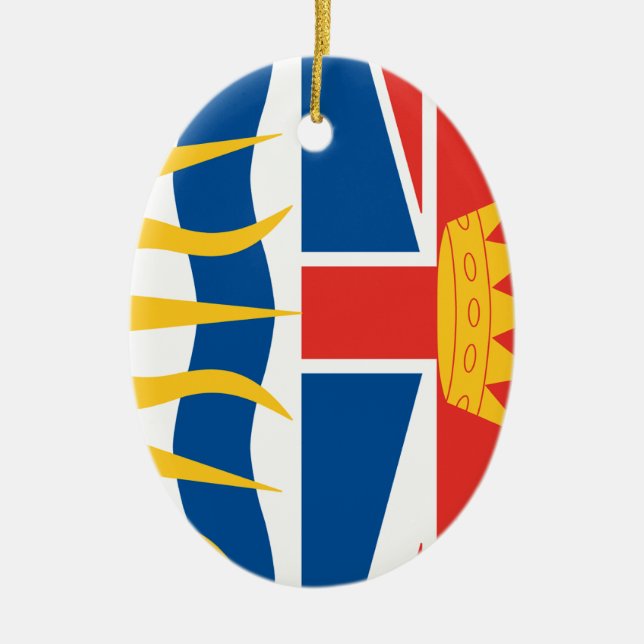 ORNAMENTO DE CERÂMICA COLUMBIA BRITÂNICA (Frente)