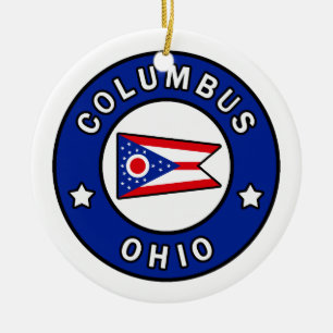 Ornamento De Cerâmica Columbo Ohio