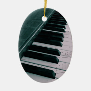 Ornamento De Cerâmica Coma o jogo do sono (o piano)