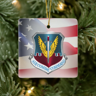 Ornamento De Cerâmica Comando de Combate Aéreo - Natal "ACC"