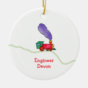 Ornamento De Cerâmica Comboio do clack