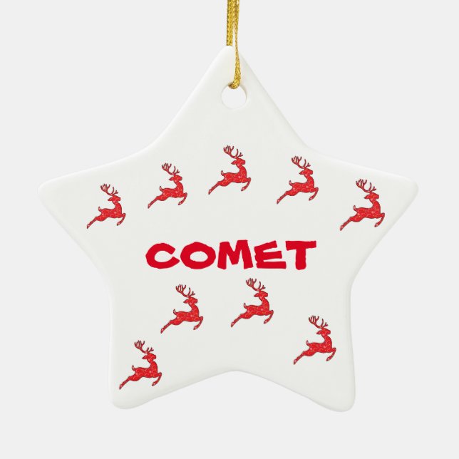 ORNAMENTO DE CERÂMICA COMET - ORNAMENT (OS REINDERES) (Verso)