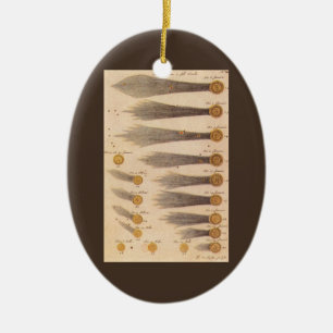 Ornamento De Cerâmica Cometas por Stanislaw Lubieniecki, Astronomia Anti